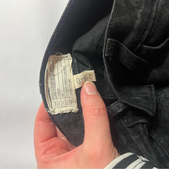 CURRENT/ELLIOTT Damask Print Skinny Jeans Mid Rise - Picture 2 of 6